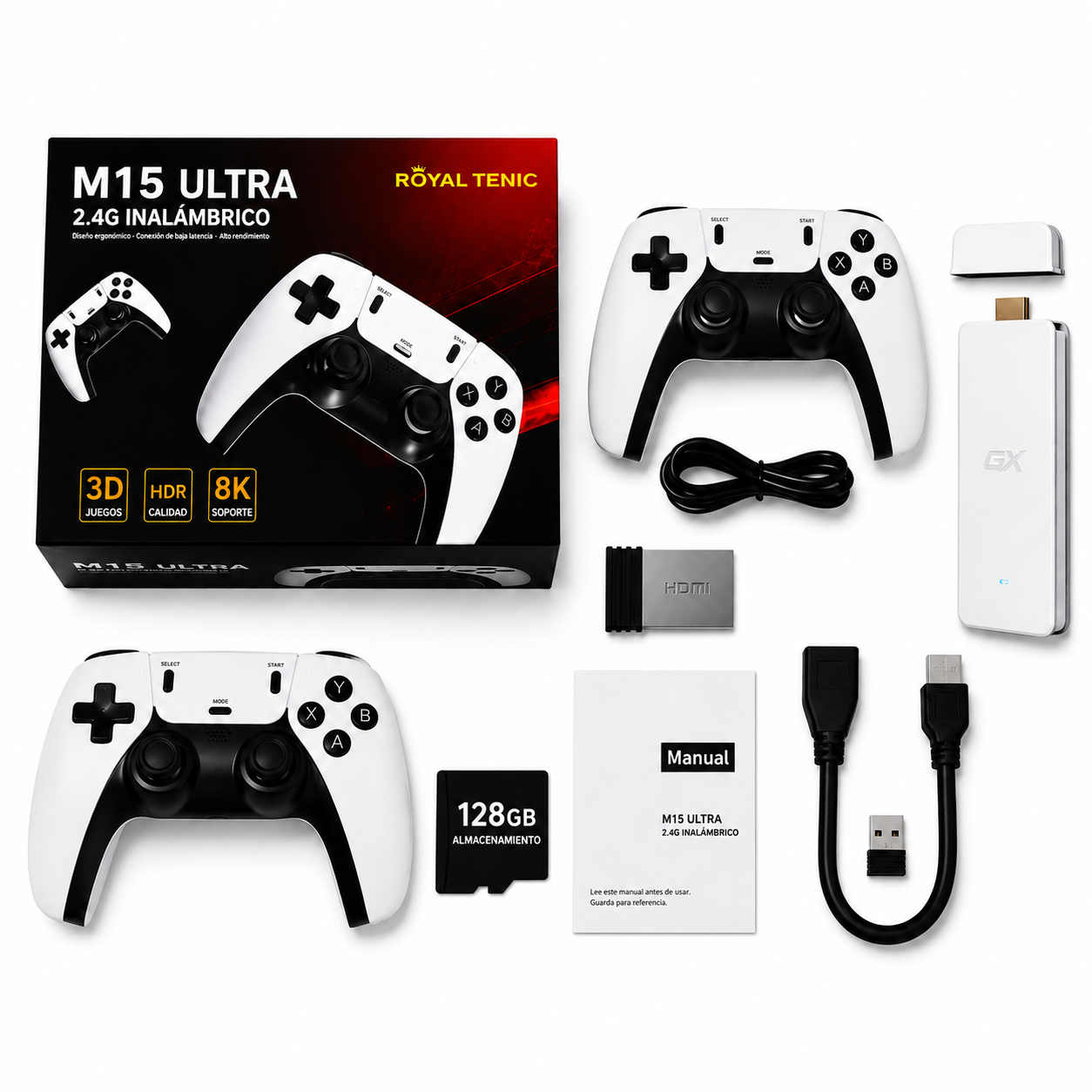 GAMEPROX™ M15 Ultra (50.000+ Juegos)