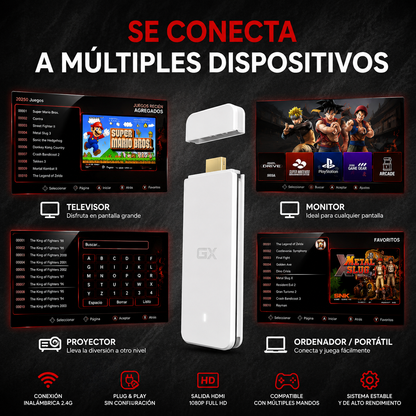 GAMEPROX™ M15 Ultra (50.000+ Juegos)